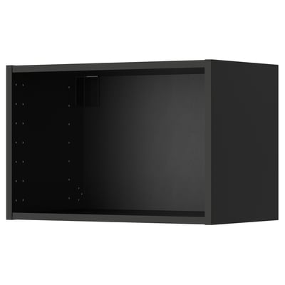 METOD Wall cabinet frame, black-grey, 60x37x40 cm