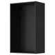 METOD Wall cabinet frame, black-grey, 60x37x100 cm