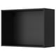 METOD Wall cabinet frame, black-grey, 80x37x60 cm