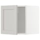 METOD Wall cabinet, white/Lerhyttan light grey, 40x40 cm