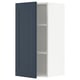 METOD Wall cabinet with shelves, white Axstad/matt blue, 40x80 cm
