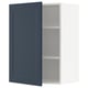 METOD Wall cabinet with shelves, white Axstad/matt blue, 60x80 cm