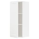 METOD Wall cabinet with shelves, white Enköping/white wood effect, 40x100 cm