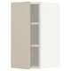METOD Wall cabinet with shelves, white/Havstorp beige, 30x60 cm