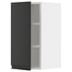 METOD Wall cabinet with shelves, white/Upplöv matt anthracite, 30x60 cm