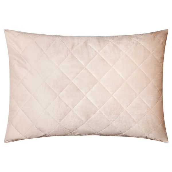 MJUKPLISTER Cushion cover, beige, 70x100 cm