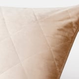 MJUKPLISTER Cushion cover, beige, 70x100 cm