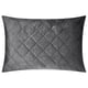 Option: MJUKPLISTER Cushion cover, dark grey, 70x100 cm