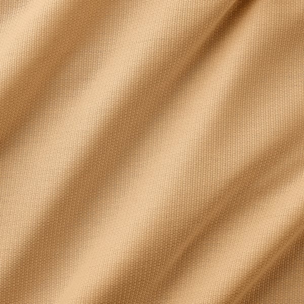 MOALINA Curtains, 1 pair, yellow, 145x250 cm