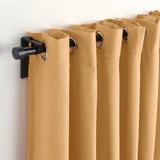 MOALINA Curtains, 1 pair, yellow, 145x250 cm