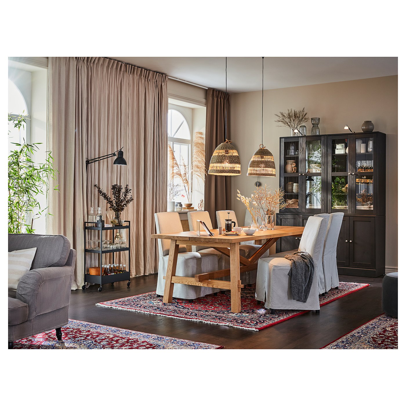 MÖCKELBY table, oak, 235x100 cm - IKEA Norway