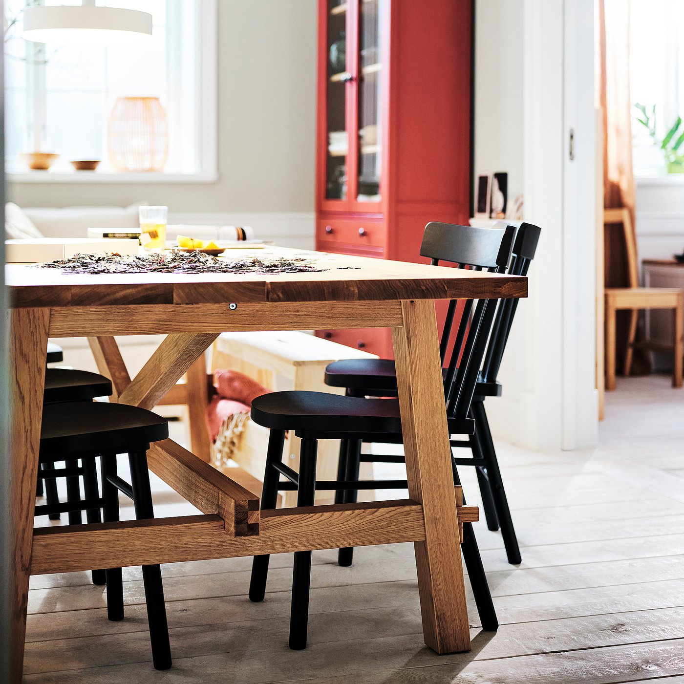 MÖCKELBY table, oak, 235x100 cm - IKEA Norway