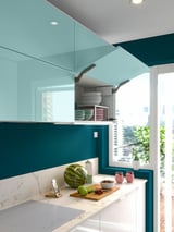 MÖCKLARP Custom made worktop, matt off-white/marble effect high pressure porcelain, 1 m²x2.0 cm