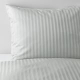 NATTJASMIN Duvet cover and pillowcase, light grey, 150x220/50x60 cm