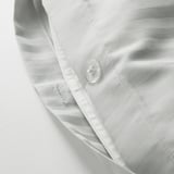 NATTJASMIN Duvet cover and pillowcase, light grey, 150x220/50x60 cm