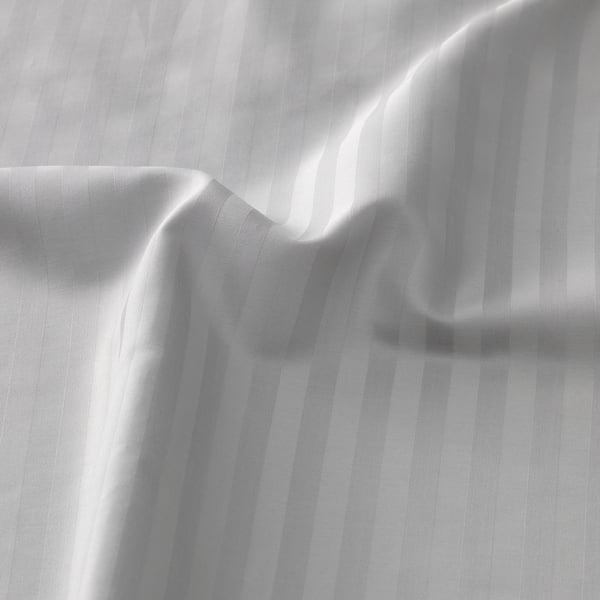NATTJASMIN Pillowcase, light grey, 70x100 cm