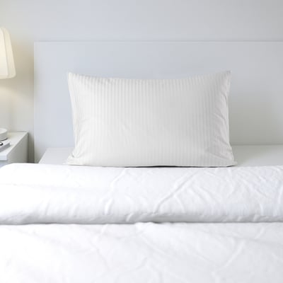 NATTJASMIN Pillowcase, white, 70x100 cm