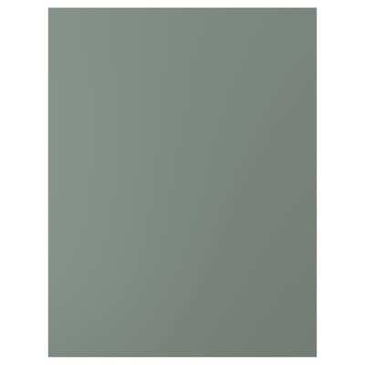 NICKEBO Cover panel, matt grey-green, 62x80 cm