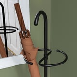 NIPÅSEN Umbrella stand, black, 76 cm