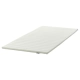 NOPAKTE Mattress pad, white, 80x200 cm
