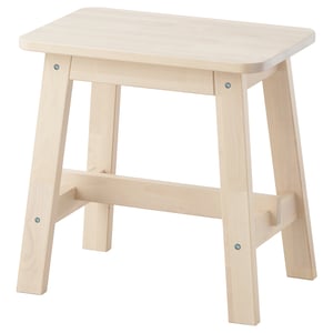 NORRÅKER Stool, birch, 45 cm