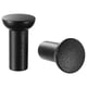 NYDALA Knob, black, 16 mm