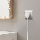 NYTTIG Plug, earthed, white