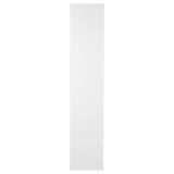 OTTEBOL white cabinet with adjustable hinges, hiding panel door, durable foil, particleboard construction.
