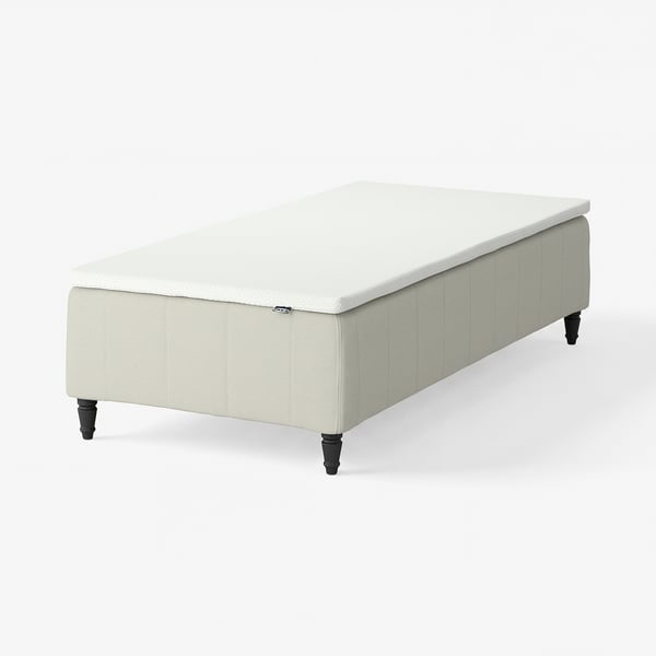 RÅHOLMAR Pocket spring mattress bse, 5 zones, incl leg and mattress pad firm/Knisa light beige Nordberget, 90x200 cm