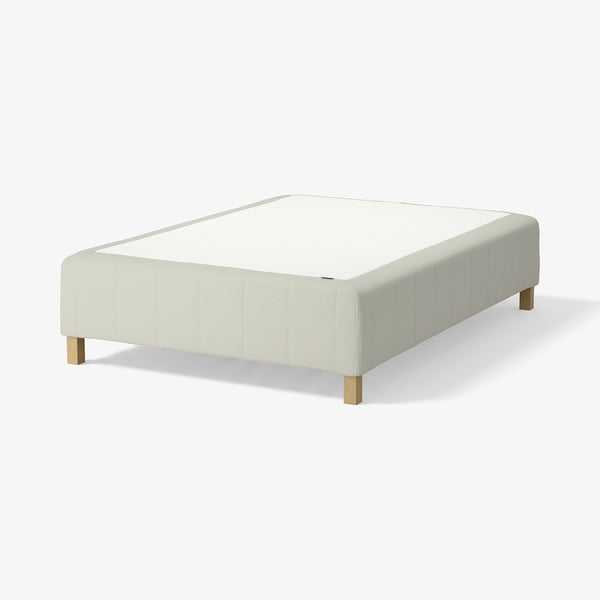 RÅHOLMAR Pocket spring mattress bse, 5 zones, incl leg firm/Knisa light beige, 120x200 cm