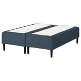 RÅHOLMAR Pocket spring mattress bse, 5 zones, incl leg medium firm/Kilanda dark blue, 160x200 cm