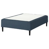 RÅHOLMAR Pocket spring mattress bse, 5 zones, incl leg medium firm/Kilanda dark blue, 120x200 cm