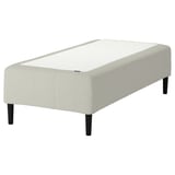 RÅHOLMAR Pocket spring mattress bse, 5 zones, incl leg medium firm/Knisa light beige, 80x200 cm