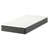 RANDÅSEN Bonnell spring mattress base, incl mattress pad medium firm/Bremanger grey Näsfjället, 90x200 cm