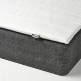RANDÅSEN Bonnell spring mattress base, incl mattress pad medium firm/Bremanger grey Nopakte, 90x200 cm