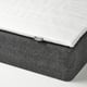 RANDÅSEN Bonnell spring mattress base, incl mattress pad medium firm/Bremanger grey Nopakte, 90x200 cm
