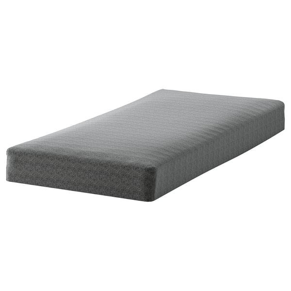 RANDÅSEN Bonnell spring mattress base, medium firm/Bremanger grey, 90x200x23 cm