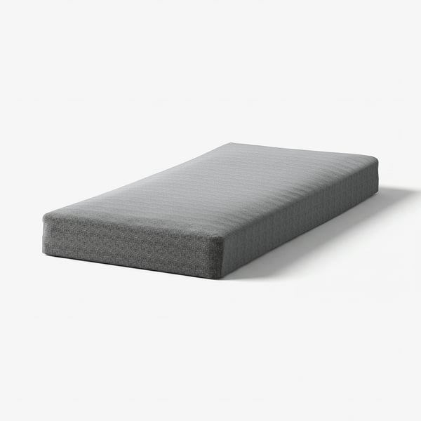 RANDÅSEN Bonnell spring mattress base, medium firm/Bremanger grey, 90x200x23 cm