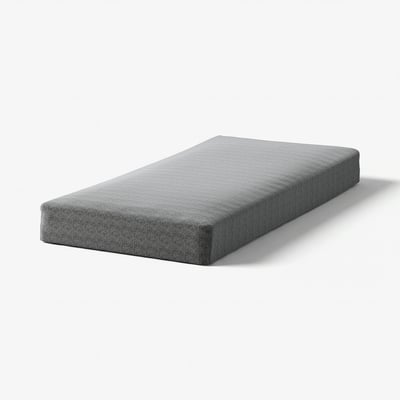 RANDÅSEN Bonnell spring mattress base, medium firm/Bremanger grey, 90x200x23 cm