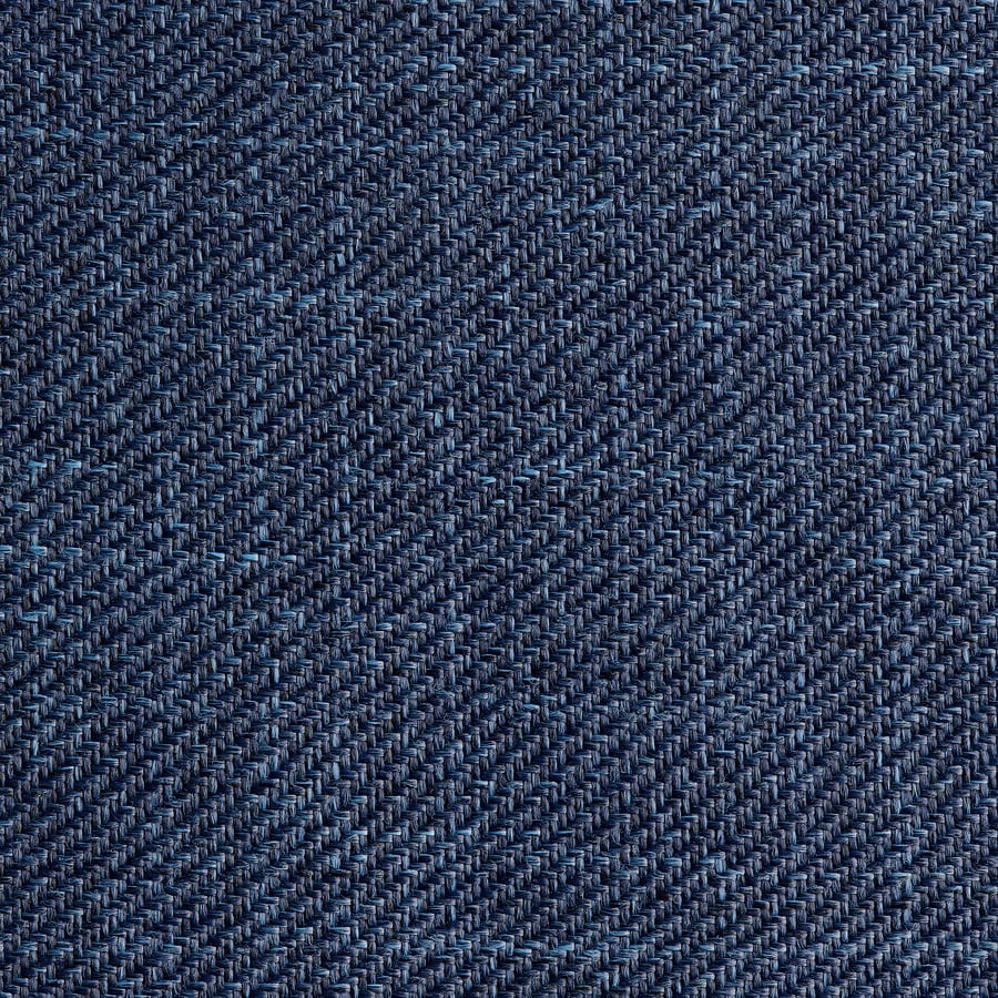 RISHÖJDEN cover for spring mattress base, Kilanda dark blue, 140x200 cm ...