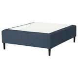 RISHÖJDEN Pocket spring mattress bse, 7 zones, incl leg firm/Kilanda dark blue, 180x200 cm