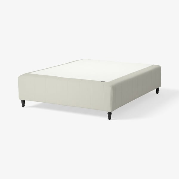 RISHÖJDEN Pocket spring mattress bse, 7 zones, incl leg medium firm/Knisa light beige, 180x200 cm
