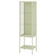 Option: RUDSTA Glass-door cabinet, light green, 42x37x155 cm
