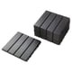 Option: RUNNEN Floor decking, outdoor, dark grey, 0.81 m²
