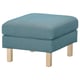 SALTSJÖBADEN Footstool, Fridtuna dark grey-blue