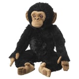 SANDLÖPARE Soft toy, chimpanzee/black, 32 cm