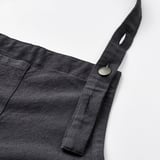 SANDVIVA Apron, dark grey, 69x85 cm