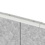 SIDORNA 3-piece connection fittings set, grey