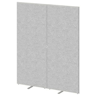 SIDORNA Room divider, grey, 160x195 cm