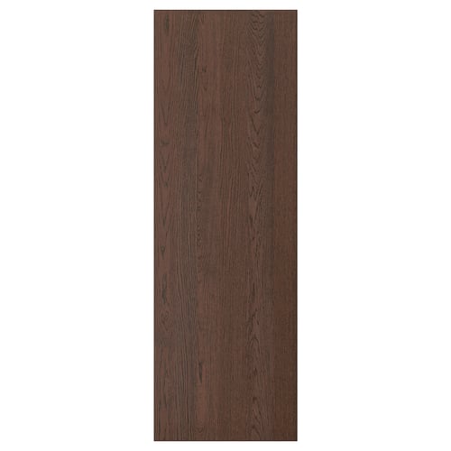 This image shows a dark brown wooden panel from the SINARP series, featuring oak veneer with a modern design.